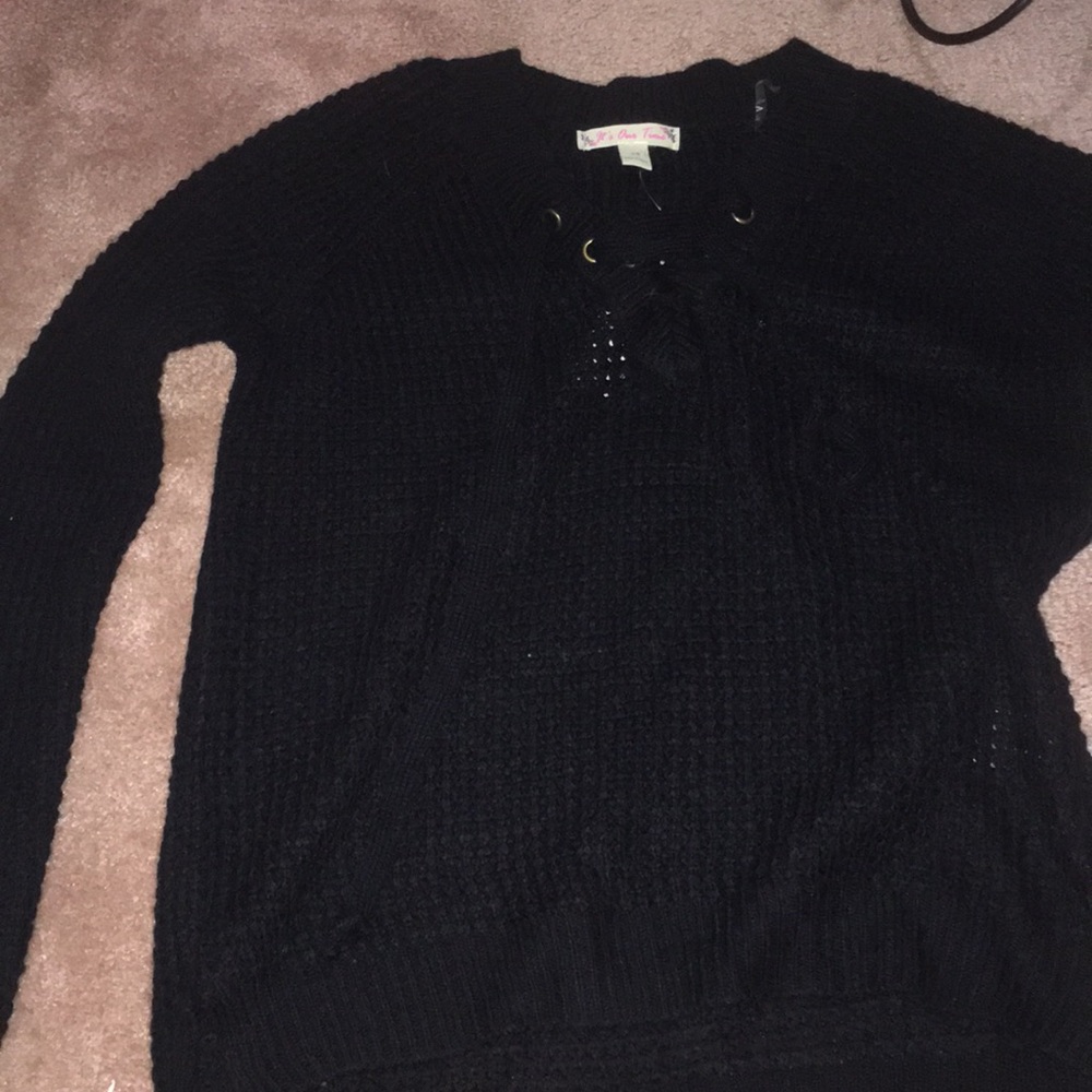 Black sweater